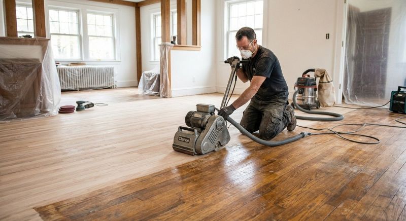 Mahogany Floor Refinishing in Overland Park, KS