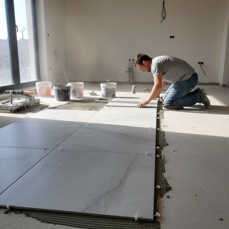 Travertine Floor Installation in Fredericksburg, VA